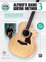 Alfred's Basic Guitar Method No. 3 Guitar and Fretted sheet music cover Thumbnail